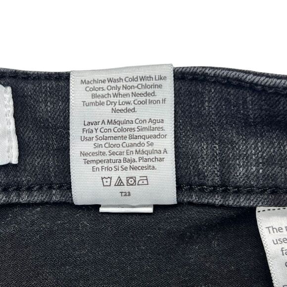 Time And True Jeans 18 Black Denim Casual Everyday Modern High Rise Basic Pants - Picture 9 of 9